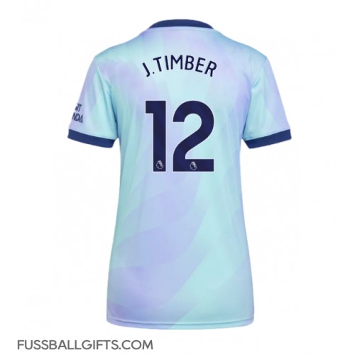 Arsenal Jurrien Timber #12 Fußballbekleidung 3rd trikot Damen 2024-25 Kurzarm